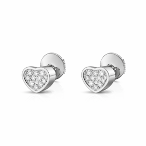 18K WHITE GOLD DIAMOND EARRING