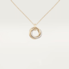 18K ROSE, WHITE AND YELLOW GOLD SMALL NECKLACE