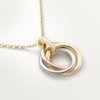 18K ROSE, WHITE AND YELLOW GOLD SMALL NECKLACE