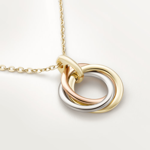 18K ROSE, WHITE AND YELLOW GOLD SMALL NECKLACE