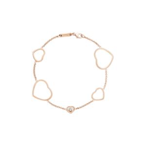 7 18K ROSE GOLD DIAMOND BARCELET