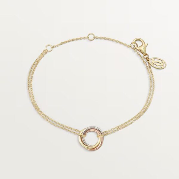18K ROSE, WHITE AND YELLOW GOLD BRACELET
