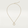 18K ROSE, WHITE AND YELLOW GOLD MEDIUM DIAMOND NECKLACE
