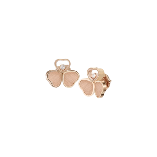 18K ROSE GOLD DIAMOND EARRING