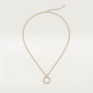 8 18K ROSE, WHITE AND YELLOW GOLD MEDIUM DIAMOND NECKLACE