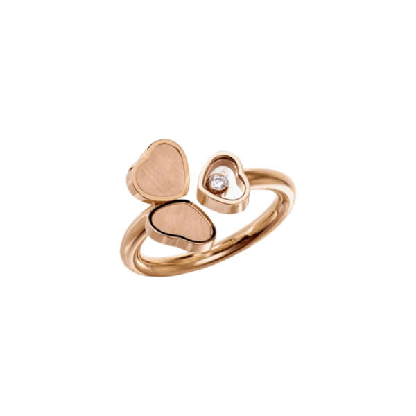 18K ROSE GOLD DIAMOND RING
