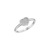 18K WHITE GOLD DIAMOND RING