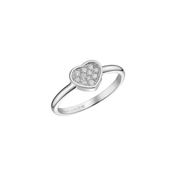 18K WHITE GOLD DIAMOND RING