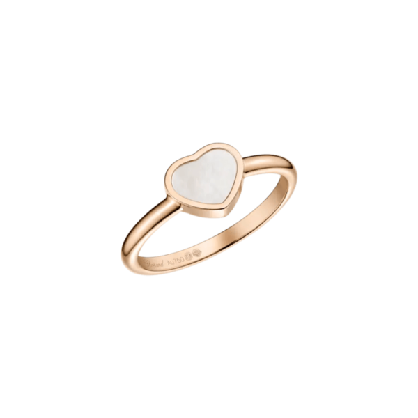 18K ROSE GOLD MOTHER OF PEARL RING