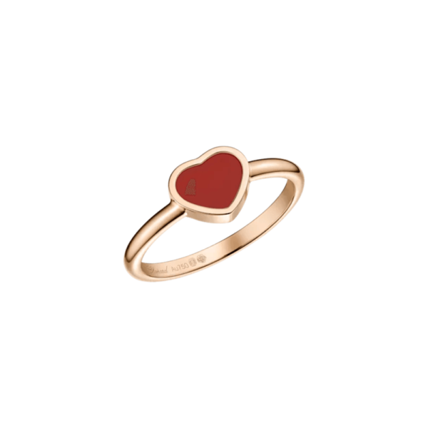 18K ROSE GOLD CARNELIAN RING