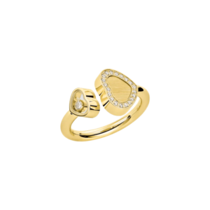 18K YELLOW GOLD DIAMOND RING