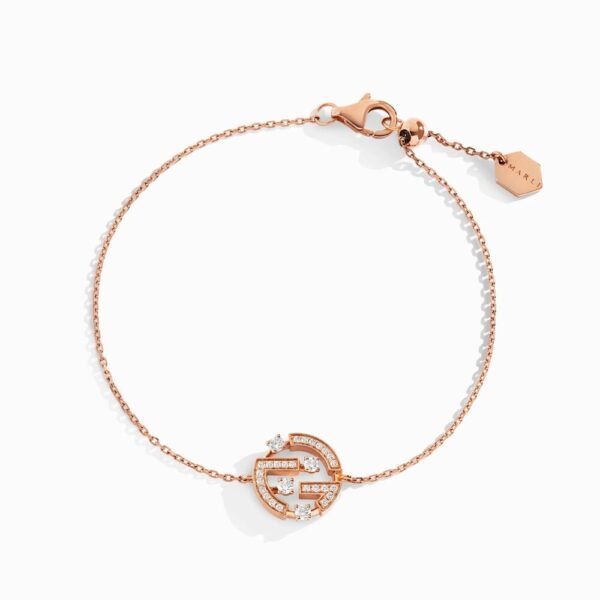 18K ROSE GOLD DIAMOND SMALL BRACELET
