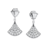 18K WHITE GOLD DIAMOND EARRING
