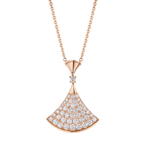 18K ROSE GOLD DIAMOND MEDIUM NECKLACE