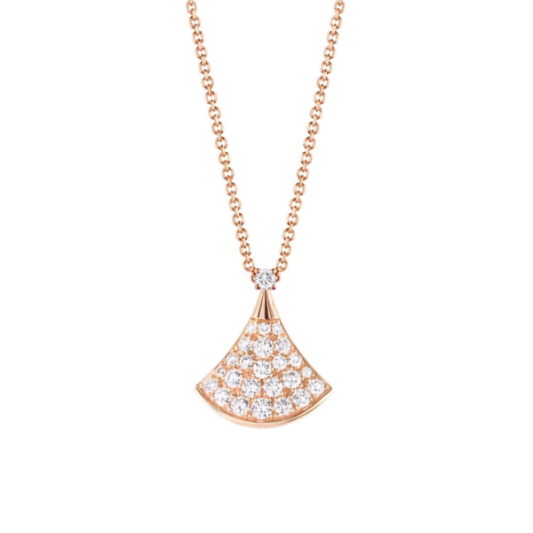 18K ROSE GOLD DIAMOND NECKLACE