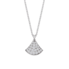 18K WHITE GOLD DIAMOND NECKLACE