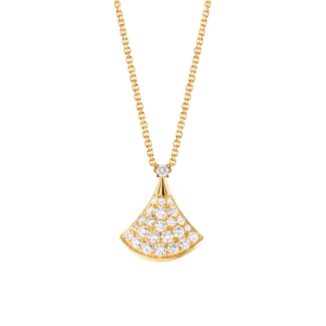 18K YELLOW GOLD DIAMOND NECKLACE