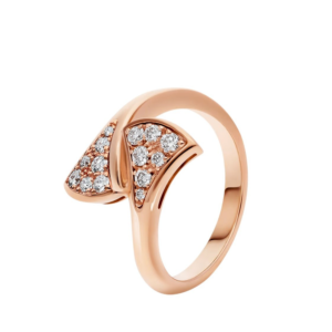 18K ROSE GOLD DIAMOND RING
