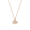 18K ROSE GOLD DIAMOND MINI NECKLACE