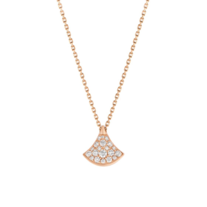 18K ROSE GOLD DIAMOND MINI NECKLACE