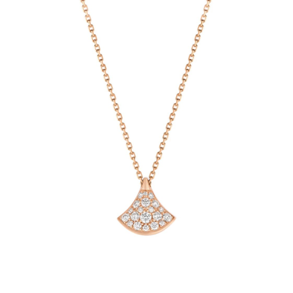 18K ROSE GOLD DIAMOND MINI NECKLACE
