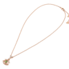 18K ROSE GOLD TOURMALINE AND DIAMOND NECKLACE
