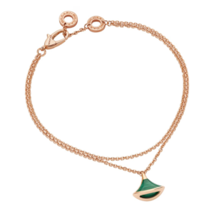 18K ROSE GOLD MALACHITE BRACELET