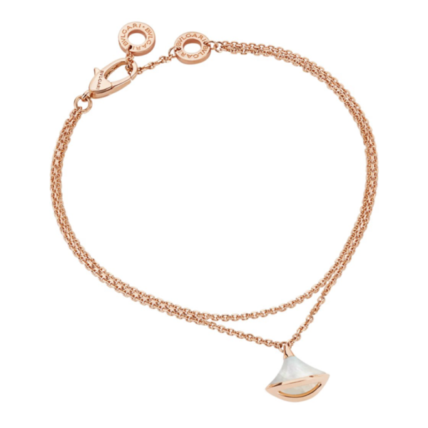 18K ROSE GOLD MOTHER OF PEARL BRACELET