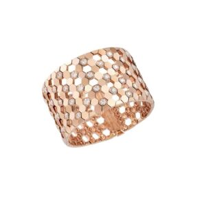 BMLCUFFBA-R 18K ROSE GOLD DIAMOND BRACELET