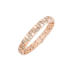 BMLDLBA-R 18K ROSE GOLD DIAMOND BRACELET