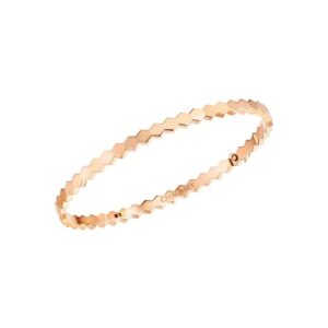 18K ROSE GOLD PLAIN BRACELET