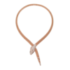 18K ROSE GOLD ONYX AND DIAMOND NECKLACE