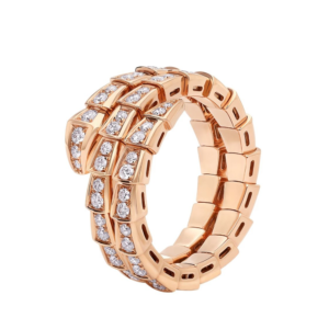 18K ROSE GOLD DIAMOND THIN RING