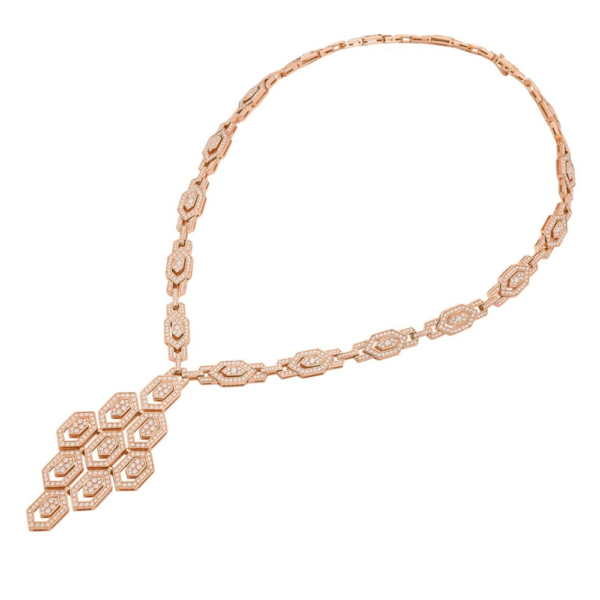 18K ROSE GOLD DIAMOND NECKLACE
