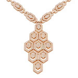 18K ROSE GOLD DIAMOND NECKLACE