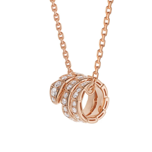 18K ROSE GOLD DIAMOND NECKLACE