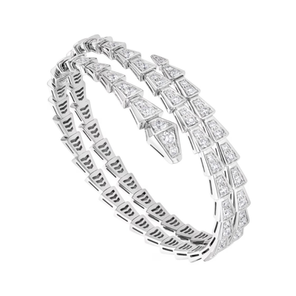 18K WHITE GOLD DIAMOND THIN BRACELET