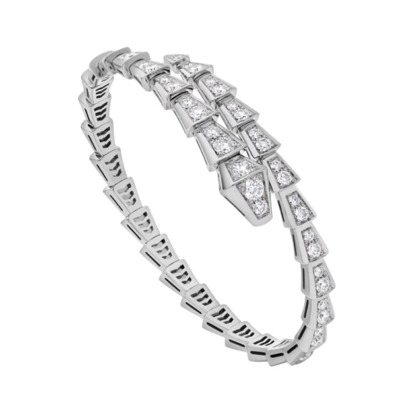 18K WHITE GOLD DIAMOND THIN BRACELET