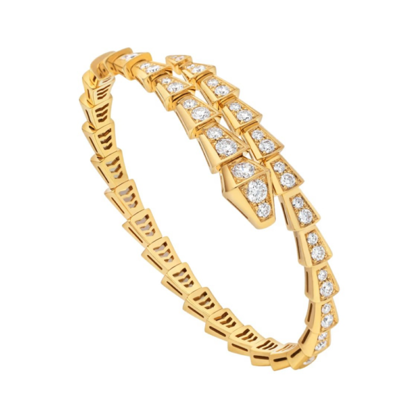 18K YELLOW GOLD DIAMOND THIN BRACELET