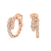 18K ROSE GOLD DIAMOND EARRING