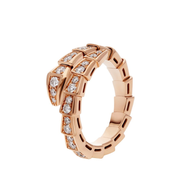 18K ROSE GOLD DIAMOND THIN RING