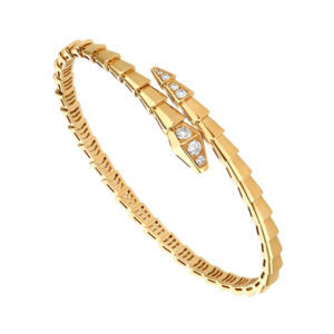 18K YELLOW GOLD DIAMOND THIN BRACELET