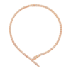 18K ROSE GOLD DIAMOND THIN NECKLACE
