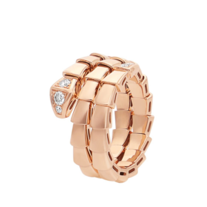 18K ROSE GOLD DIAMOND THIN RING