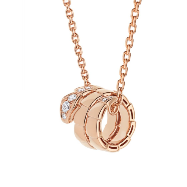 18K ROSE GOLD DIAMOND NECKLACE