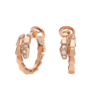 18K ROSE GOLD DIAMOND EARRING
