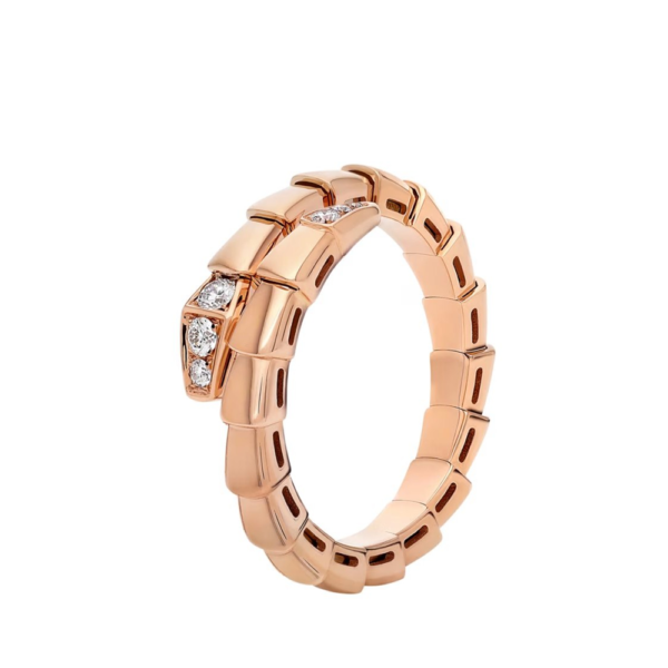 18K ROSE GOLD DIAMOND THIN RING