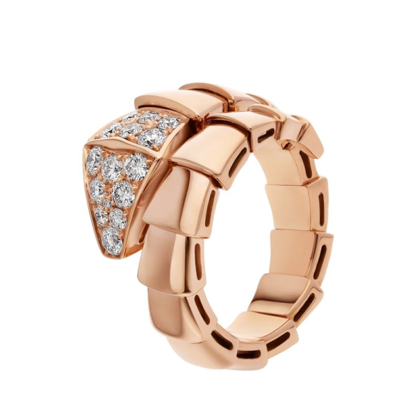 18K ROSE GOLD DIAMOND RING
