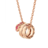 18K ROSE GOLD RUBY NECKLACE