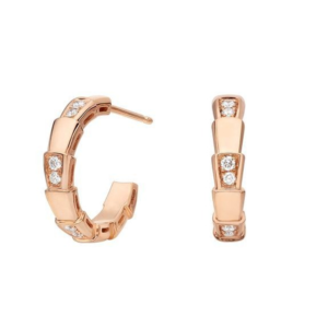 18K ROSE GOLD DIAMOND EARRING